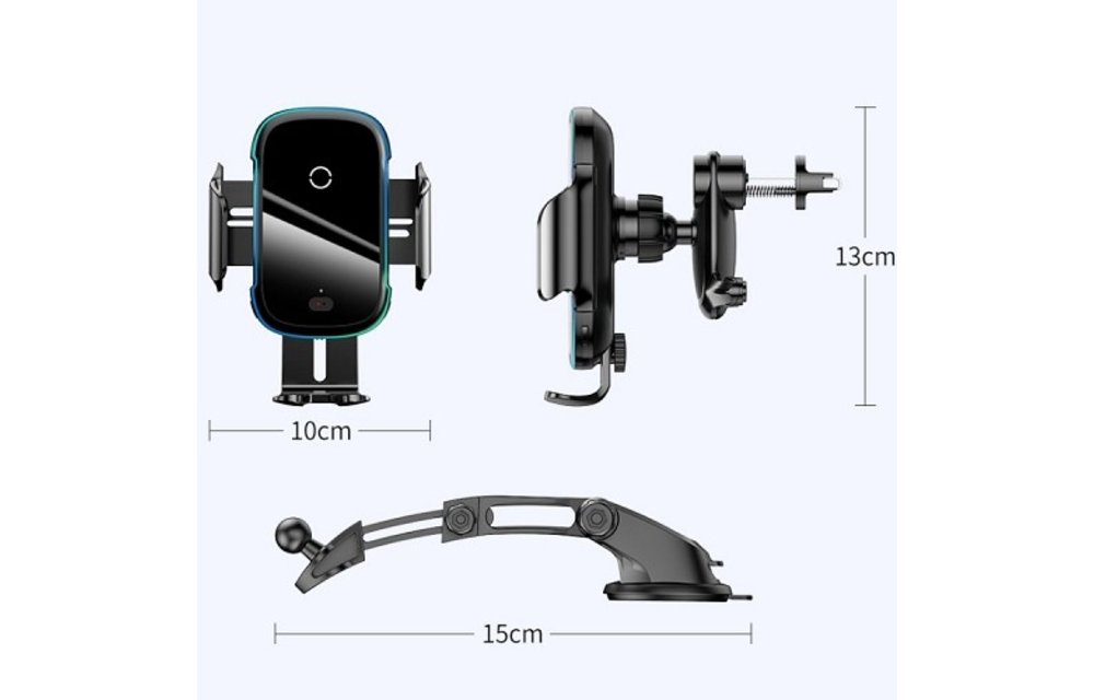 BASEUS: Draadloze Oplader/Autohouder telefoon met Sensor/LED