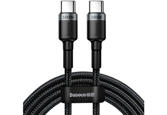 Baseus Cafule PD2.0 100W flash charging Type-C to Type-C cable (20V 5A)2m Gray+Black