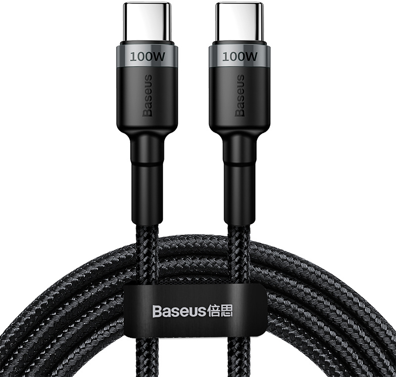 Baseus Cafule PD2.0 100W flash charging Type-C to Type-C cable (20V 5A)2m Gray+Black
