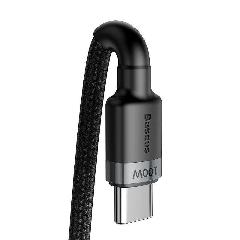 Baseus Cafule PD2.0 100W flash charging Type-C to Type-C cable (20V 5A)2m Gray+Black
