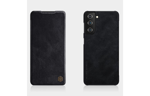 Nillkin Flip cover hoesje - Zwart voor Samsung Galaxy S21 Plus