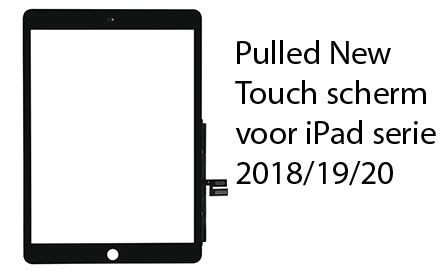 iPad pulled new touch schermen