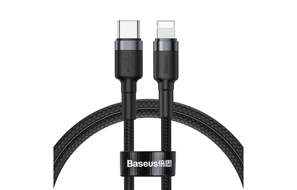 BASEUS: Cafule data kabel 1M - USB-C naar Lightning kabel