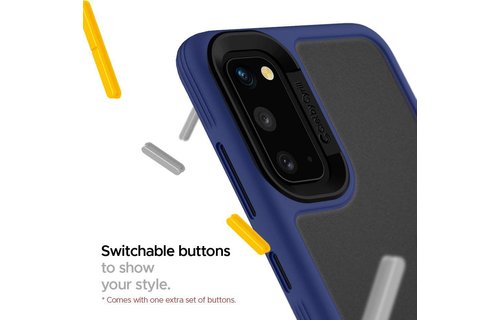 Spigen Ciel by Cyrill - Brick hoesje - Blauw voor Samsung Galaxy S20