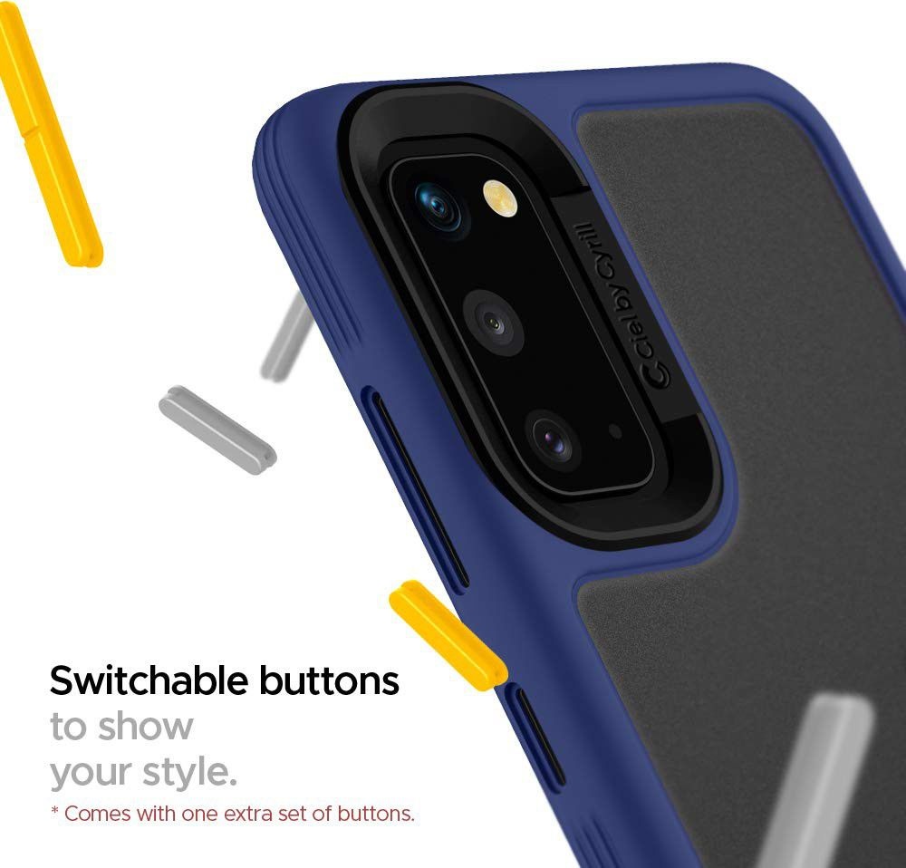 Spigen Ciel by Cyrill - Brick hoesje - Blauw voor Samsung Galaxy S20