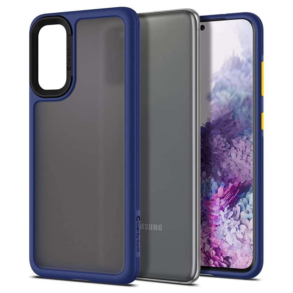 Spigen Ciel by Cyrill - Brick hoesje - Blauw voor Samsung Galaxy S20