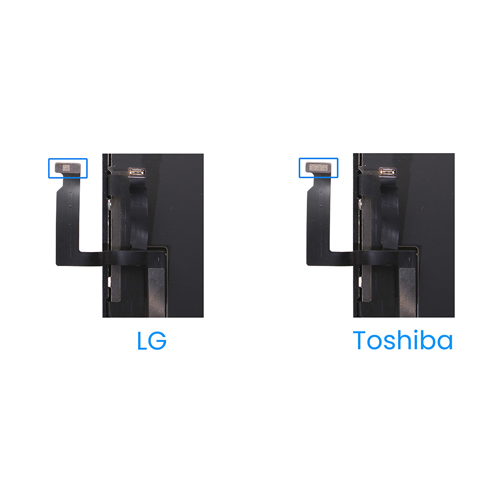 Refurbished LCD scherm (Toshiba/Sharp C11/F7C/DKH) - Zwart voor iPhone XR