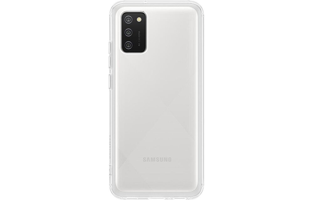 Soft clear case - Black - Samsung Galaxy A02s