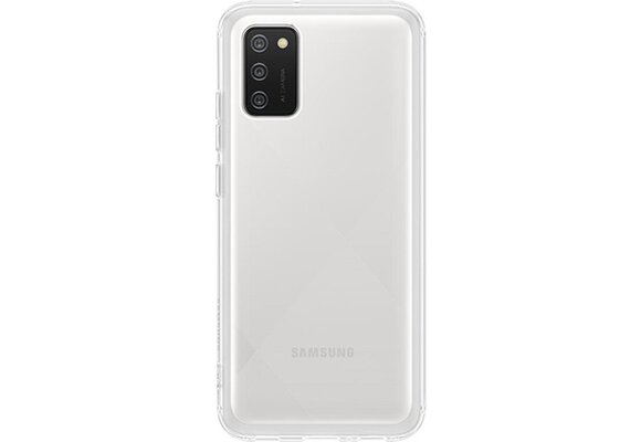 Soft clear hoesje - Zwart - Samsung Galaxy A02s