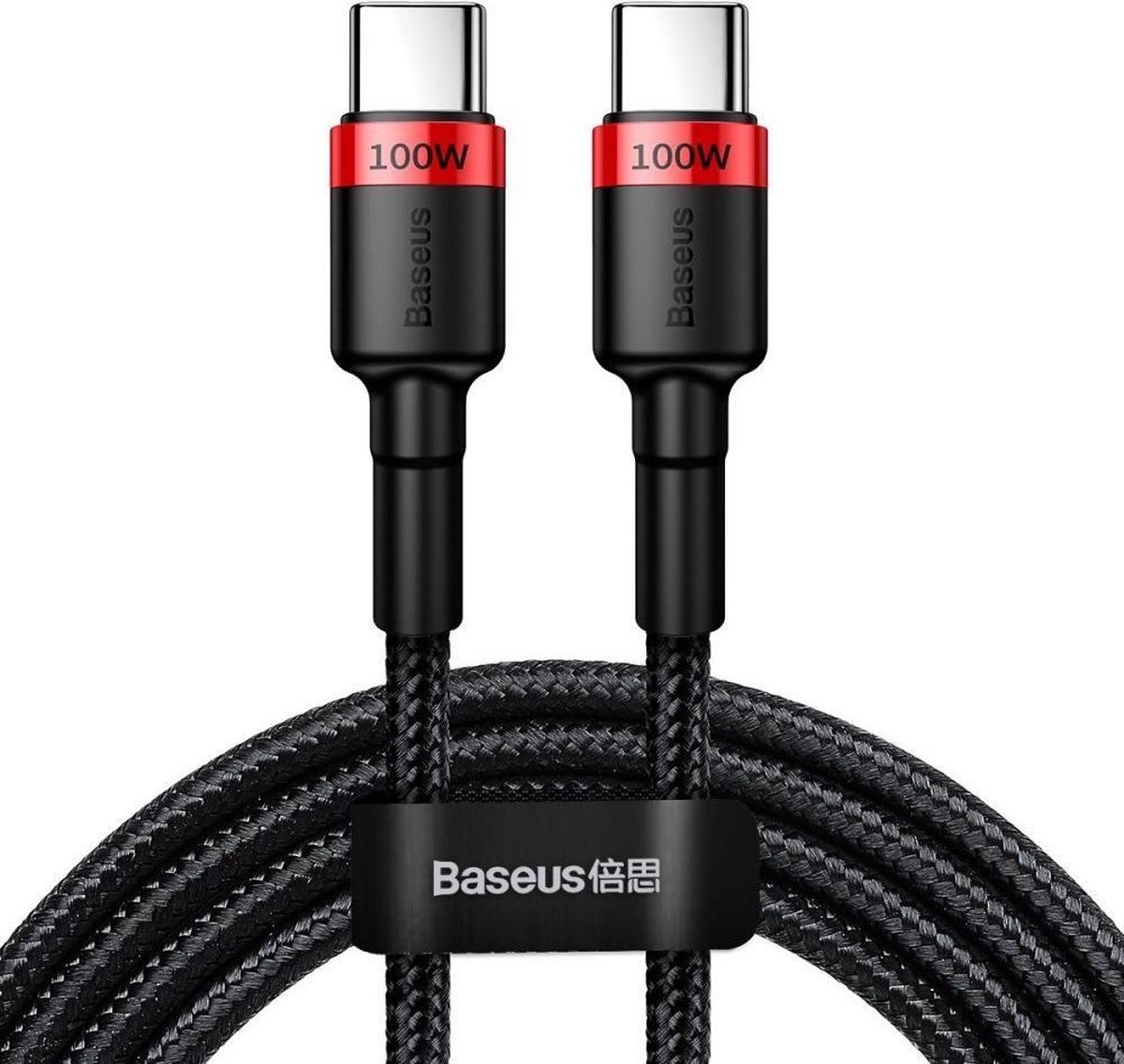 Baseus Cafule PD2.0 100W flash charging Type-C to Type-C cable (20V 5A)2m Red+Black