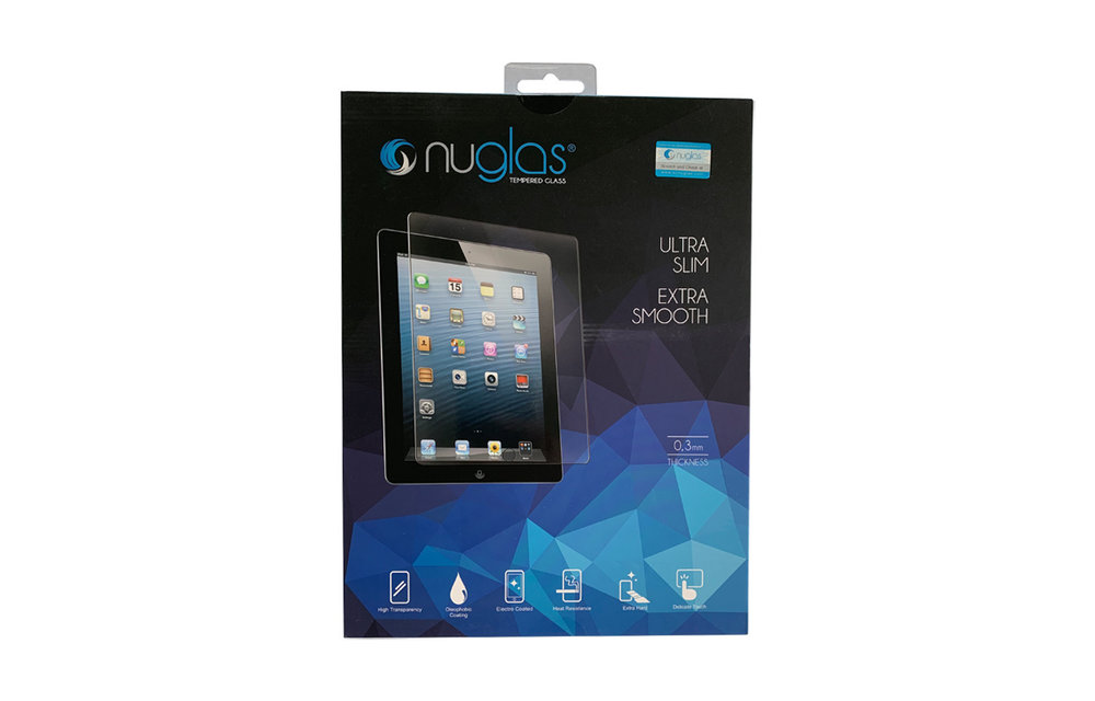 NuGlas: glazen screenprotector (single pack) geschikt voor iPad 2022 10.9/ iPad 11 2025