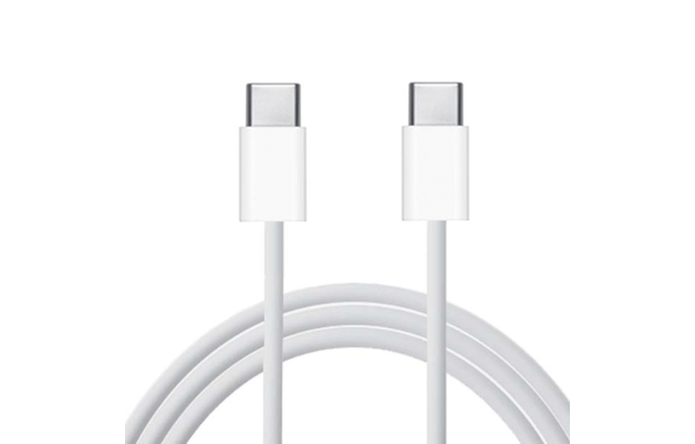 Compatible USB-C to USB-C cable - 1 meter - (round) for Apple