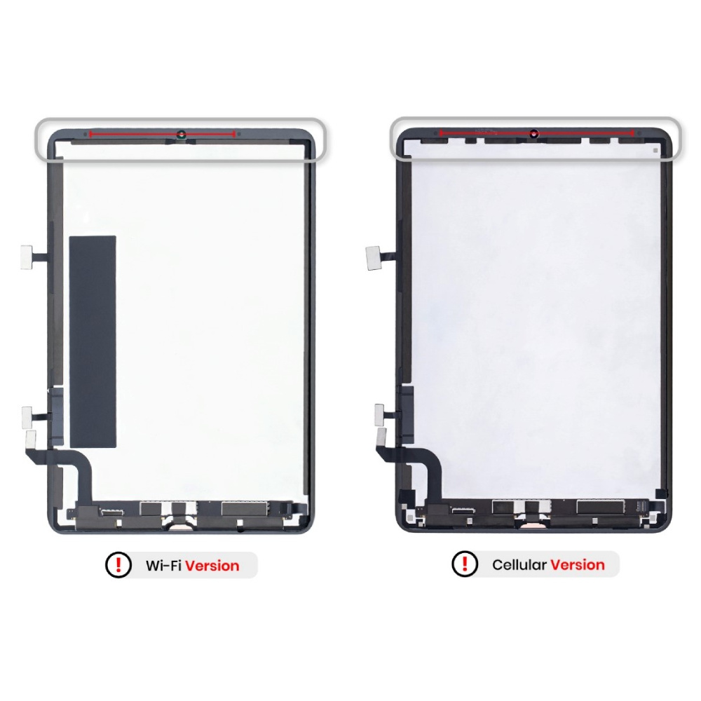 Refurbished LCD scherm (4G) - Zwart voor iPad Air (4/5)
