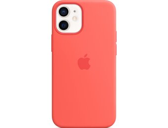 Apple MHKP3ZM/A iPhone 12 mini Silicone Case w/ MagSafe - Pink Citrus