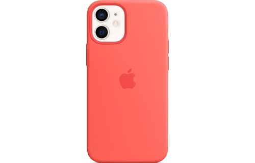 Apple MHKP3ZM/A iPhone 12 mini Silicone Case w/ MagSafe - Pink Citrus
