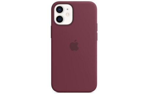 Apple MHKQ3ZM/A	 iPhone 12 mini Silicone Case w/ MagSafe - Plum