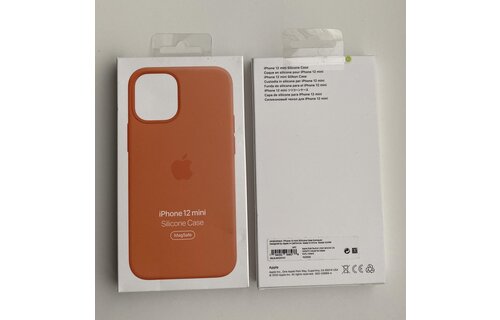 Apple MHKN3ZM/A	iPhone 12 mini Silicone Case w/ MagSafe - Kumquat