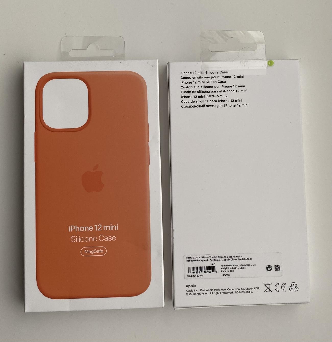 Apple MHKN3ZM/A	iPhone 12 mini Silicone Case w/ MagSafe - Kumquat