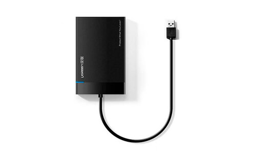 Ugreen - Externe Harde schijf behuizing voor 2'5" SATA HDD/SSD - USB3.0 - Zwart