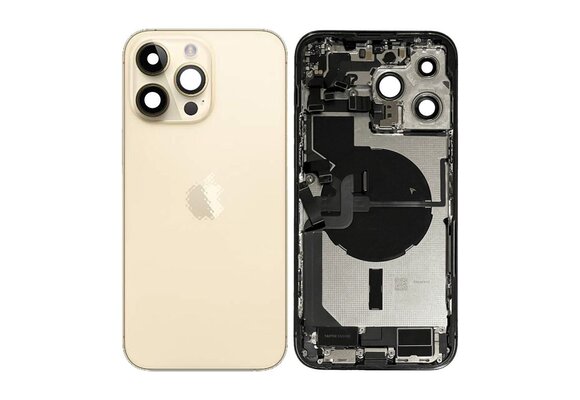 Gehause Komplett - Excellent (EU) - Gold fur iPhone 14 Pro Max