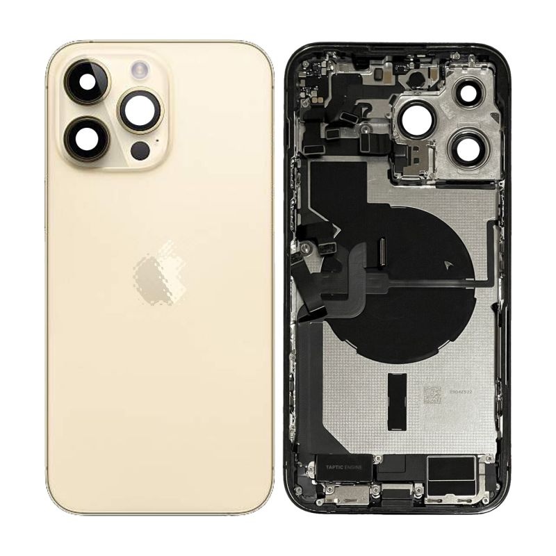 Behuizing compleet - Excellent (EU) - Goud voor iPhone 14 Pro Max