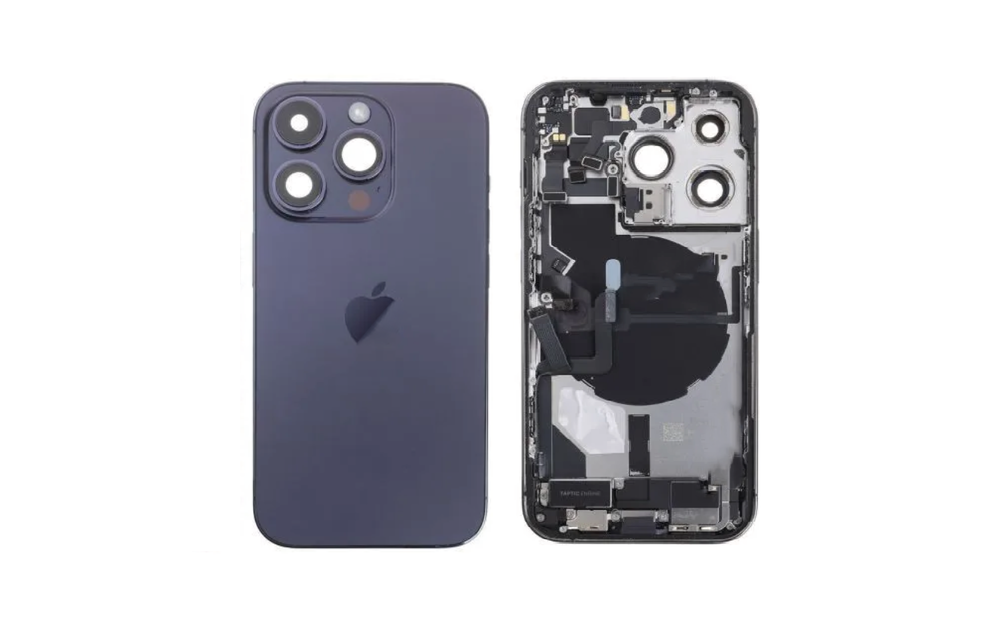 Gehause Voll vormontiert - EU (A grade) - Violett fur iPhone 14 Pro