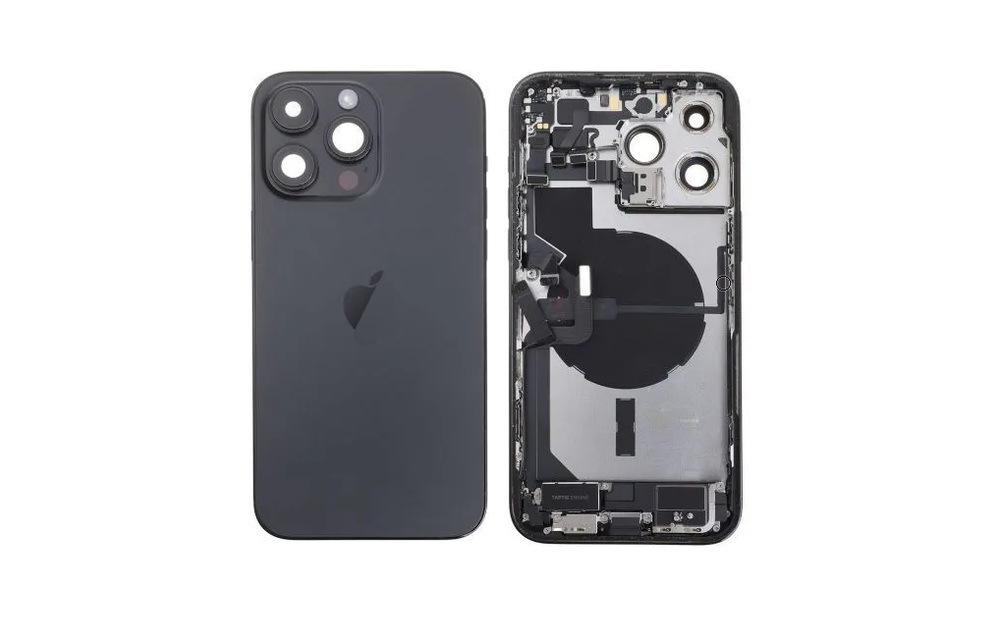 Gehause Voll vormontiert - EU (A grade) - Schwarz fur iPhone 14 Pro Max