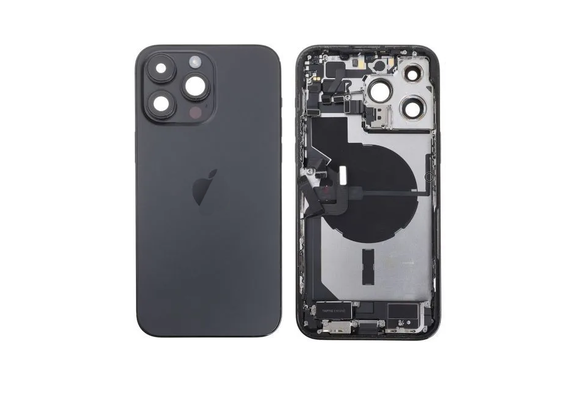 Behuizing compleet - Excellent (EU) - Zwart voor iPhone 14 Pro Max