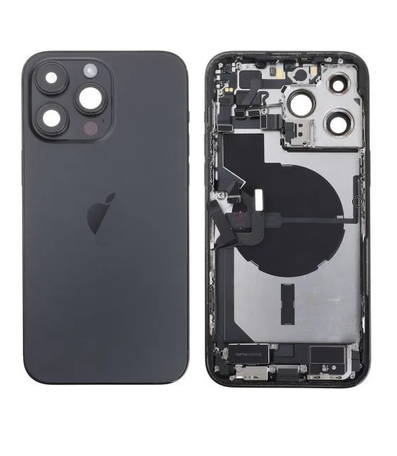 Behuizing compleet - Excellent (EU) - Zwart voor iPhone 14 Pro Max