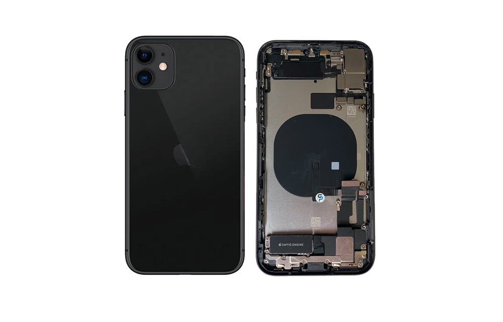 Gehause Voll vormontiert - US (A grade) - Schwarz fur iPhone 11