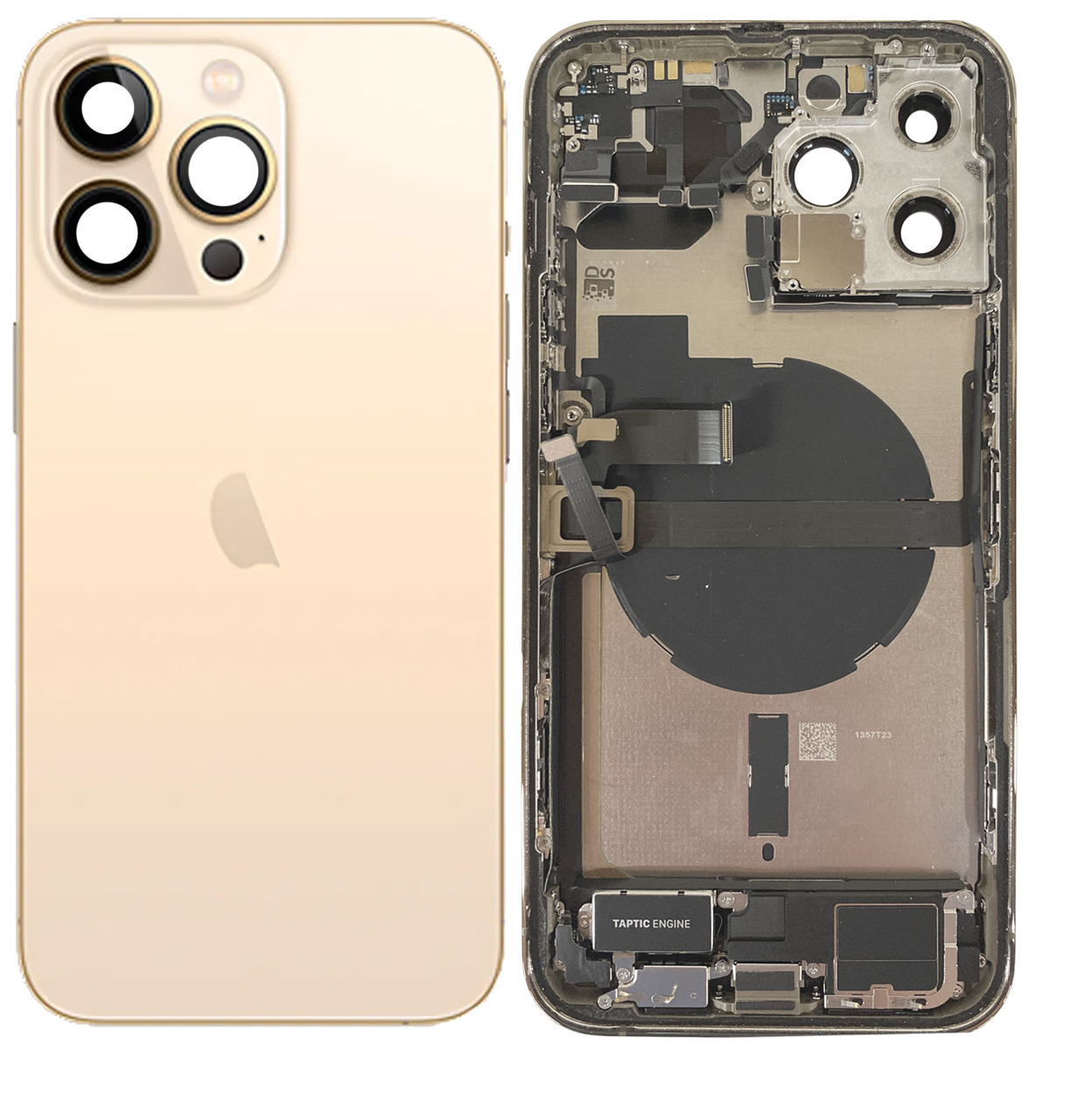 Behuizing compleet - Excellent (EU) - Goud voor iPhone 13 Pro Max