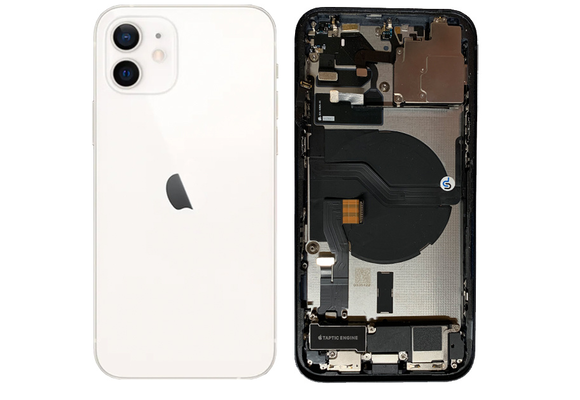 Behuizing compleet - Excellent (EU) - Wit voor iPhone 12