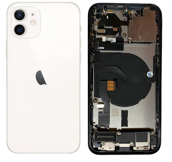Behuizing compleet - Excellent (EU) - Wit voor iPhone 12