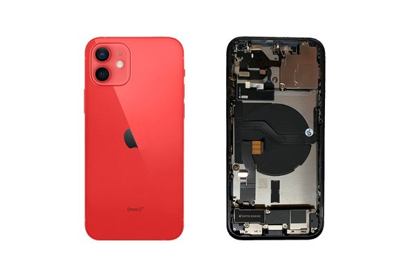 Behuizing compleet - Excellent (EU) - Rood voor iPhone 12