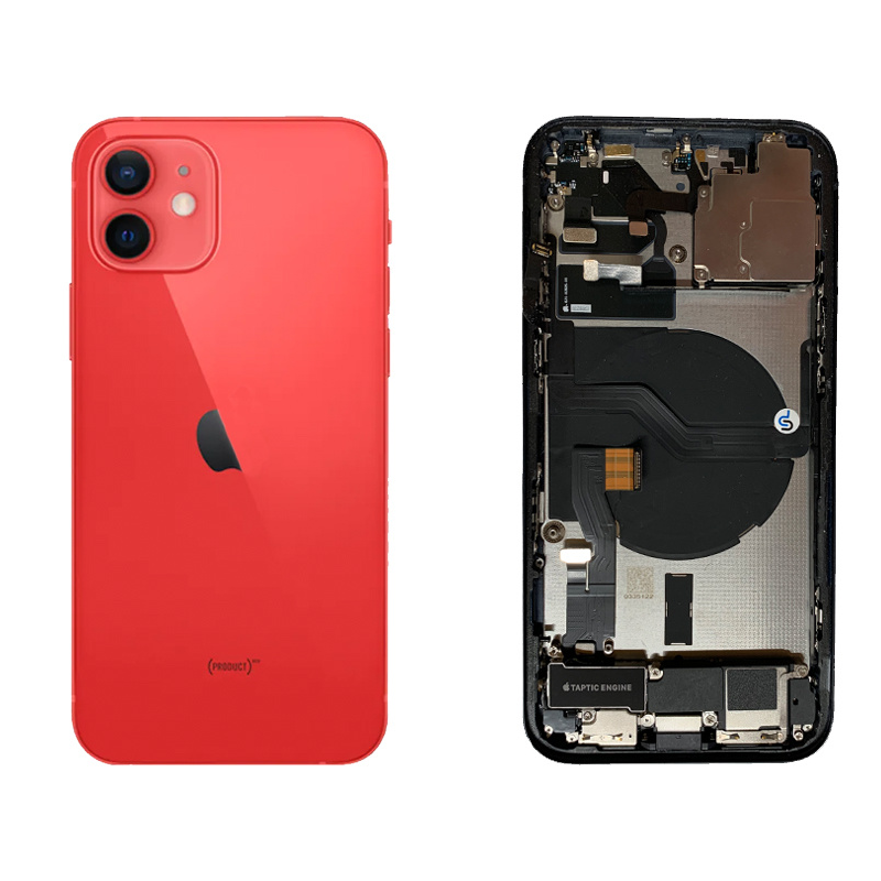 Gehause Komplett - Excellent (EU) - Rot fur iPhone 12