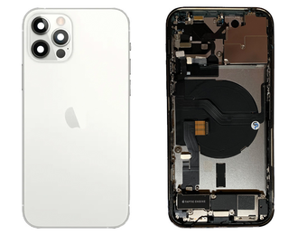 Gehause Komplett - Excellent (EU) - Silber fur iPhone 12 Pro