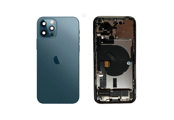 Behuizing compleet - Excellent (EU) - Blauw voor iPhone 12 Pro