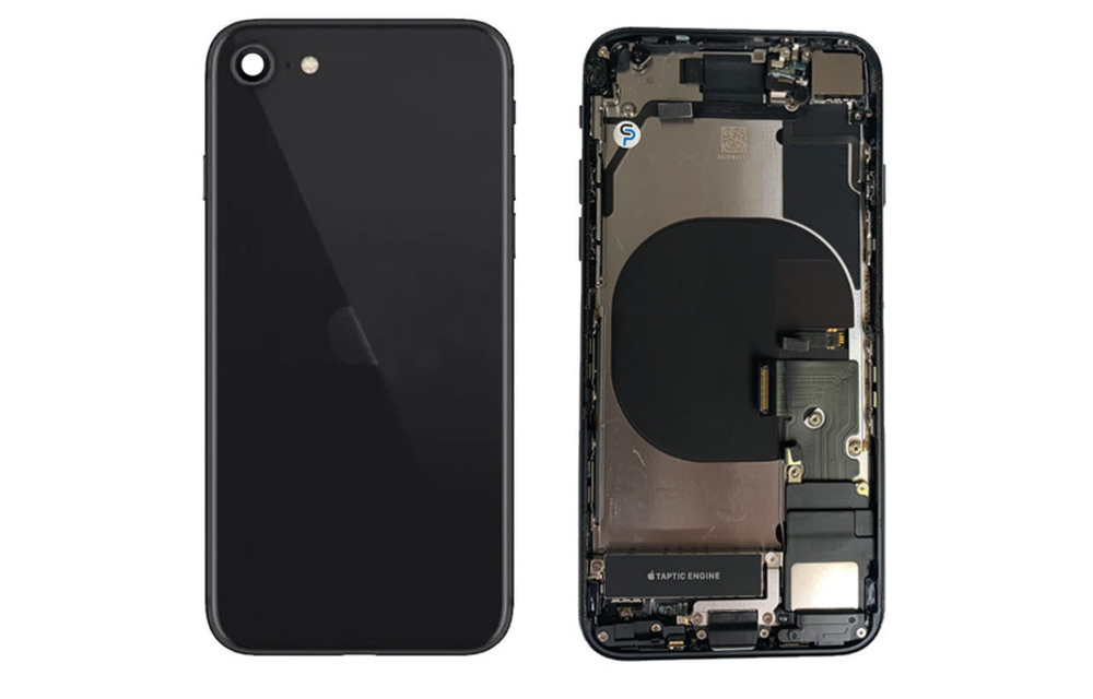 Gehause Voll vormontiert - EU (A grade) - Schwarz fur iPhone SE 2020