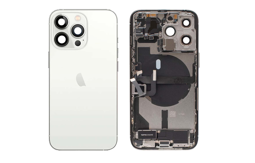 Gehause Voll vormontiert - US (A grade) - Silber fur iPhone 13 Pro Max