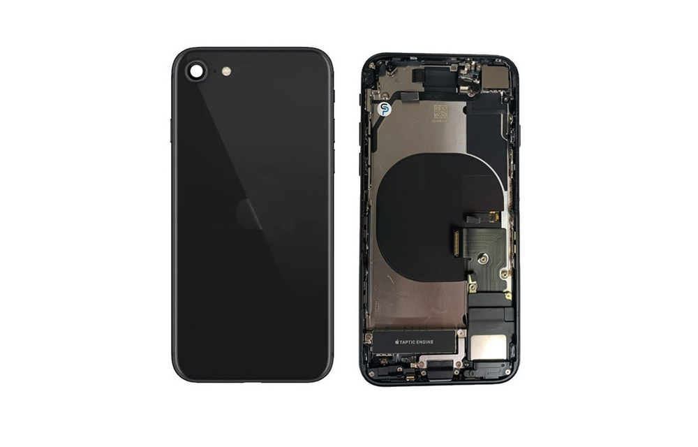 Gehause Voll vormontiert - US (A grade) - Schwarz fur iPhone SE 2022
