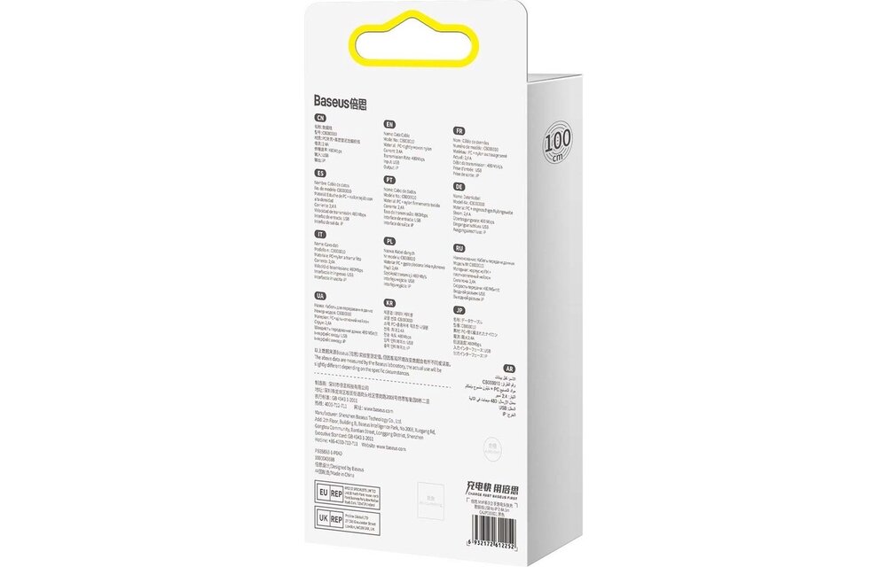 Baseus MVP 2 Haakse USB Kabel Lightning - 1M Zwart