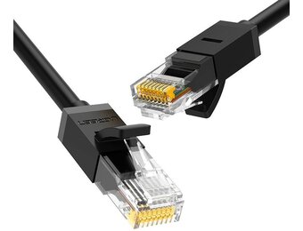Ugreen Netwerkkabel Ethernet Patchcord RJ45 Cat 6 UTP - 1000Mbps 1M Zwart