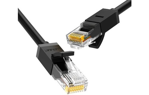 Ugreen Netwerkkabel Ethernet Patchcord RJ45 Cat 6 UTP - 1000Mbps 1M Zwart