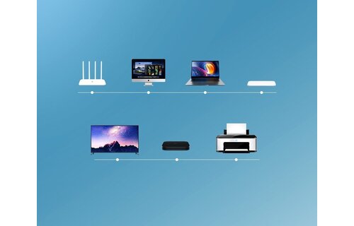 Ugreen Netwerkkabel Ethernet Patchcord RJ45 Cat 6 UTP - 1000Mbps 2m Zwart