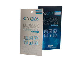 NuGlas screenprotector (2.5D) 10-pack suitable for iPhone 15/15 Pro/16