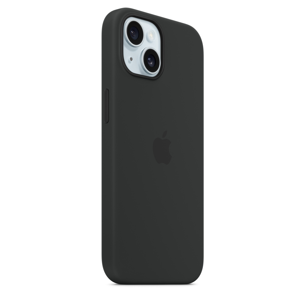 Apple MT0J3ZM/A iPhone 15 Silicone Case w/ MagSafe - Zwart