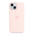 Apple MT0U3ZM/A iPhone 15 Silicone Case w/ MagSafe - Licht Roze