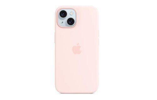 Apple MT0U3ZM/A iPhone 15 Silicone Case w/ MagSafe - Licht Roze