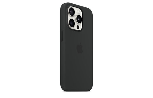 Apple MT1A3ZM/A iPhone 15 Pro Silicone Case w/ MagSafe - Black