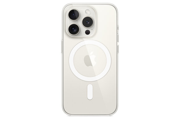 Apple MT223ZM/A iPhone 15 Pro Clear Case w/ MagSafe